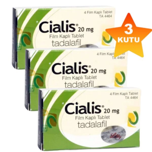 Cialis 4'lü Tablet 3 Kutu