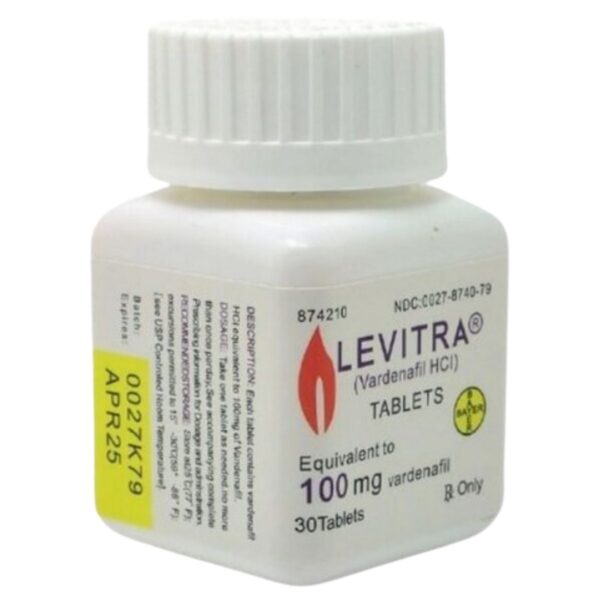 Levitra 100 Mg 30 Tablet